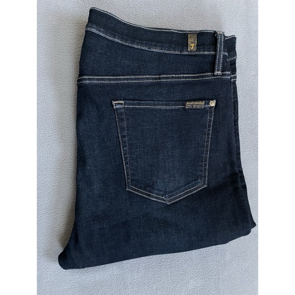 7 For All Mankind Other - 7 For All Mankind Jeans Mens 44x32 Blue Regular Straight Fit Denim